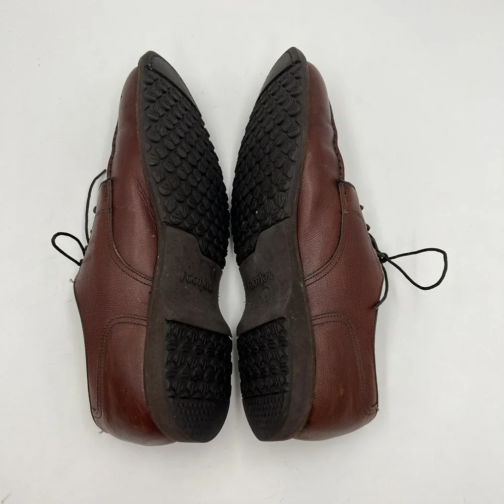 Footjoy Classics Dry Premiere Golf Brown Leather Shoes Size 10D 26803R Spikeless